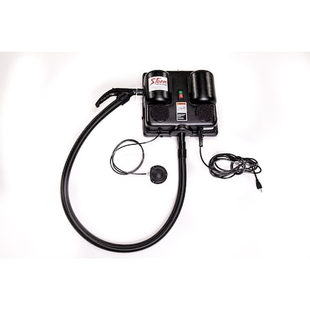 Personnel Blow-Off System, 120VAC W/Footswitch Control,14' Nema Cord